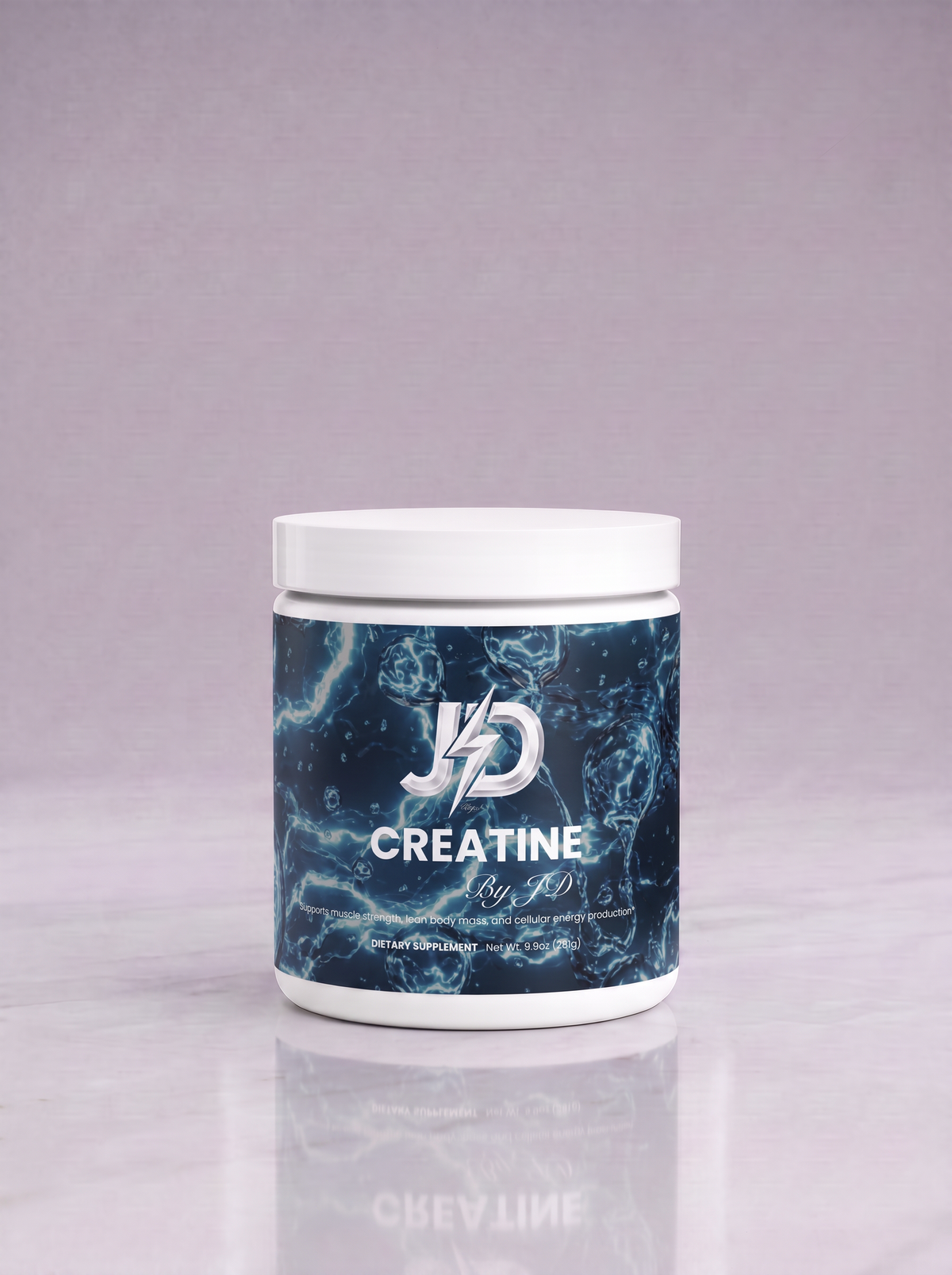 Bote de Creatine by JD, creatina monohidratada, 281 g